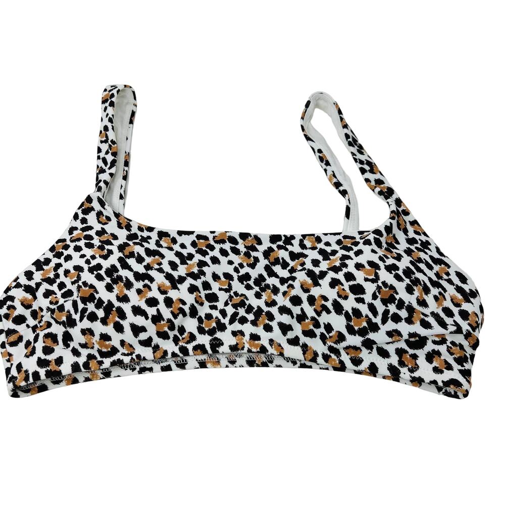 NEW! Aerie Bikini Top Bra Casual Lounge Animal Print - L